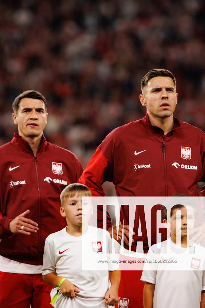 Jakub Kiwior and Jan Bednarek seen during World Cup 2026 European qualification game between national teams of Poland and Finland (Maciej Rogowski Ball Raw Images) Chorzow Slaski Stadium Poland