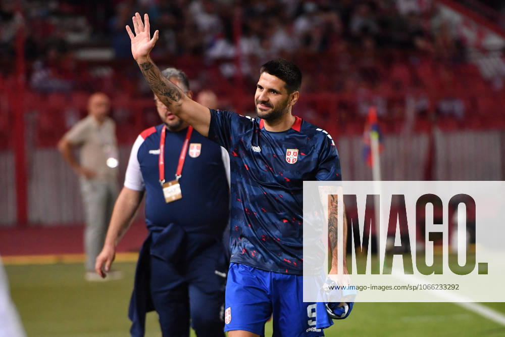 SERBIA vs ENGLAND ALEKSANDAR MITROVIC football Serbia vs England FIFA World Cup, WM, Weltmeisterschaft, Fussball qualification match at Rajko Mitic stadium, Belgrade 09.09.2025 Foto: FOOTBALL, SERBIA, ENGLAND, FIFA WORLD CUP QUALIFICATIONS MATCH Beograd Rajko Mitic stadium Serbia