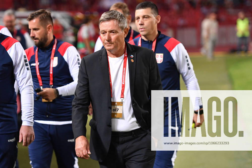 SERBIA vs ENGLAND DRAGAN STOJKOVIC PIKSI coach football Serbia vs England FIFA World Cup, WM, Weltmeisterschaft, Fussball qualification match at Rajko Mitic stadium, Belgrade 09.09.2025 Foto: FOOTBALL, SERBIA, ENGLAND, FIFA WORLD CUP QUALIFICATIONS MATCH Beograd Rajko Mitic stadium Serbia