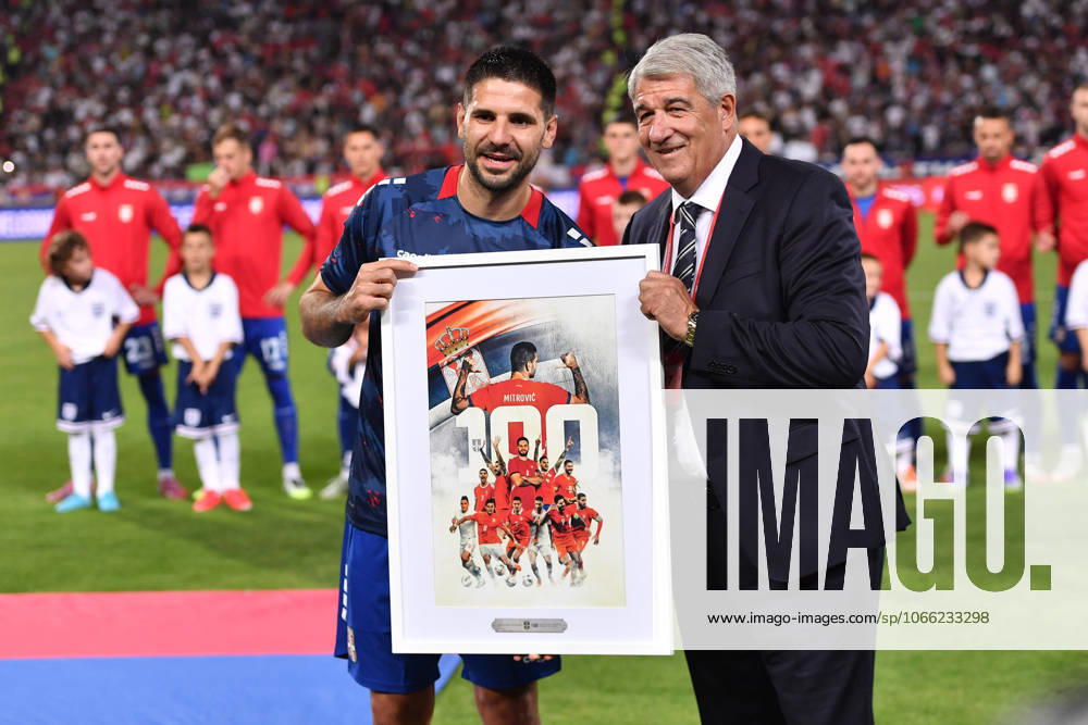 SERBIA vs ENGLAND ALEKSANDAR MITROVIC football Serbia vs England FIFA World Cup, WM, Weltmeisterschaft, Fussball qualification match at Rajko Mitic stadium, Belgrade 09.09.2025 Foto: FOOTBALL, SERBIA, ENGLAND, FIFA WORLD CUP QUALIFICATIONS MATCH Beograd Rajko Mitic stadium Serbia