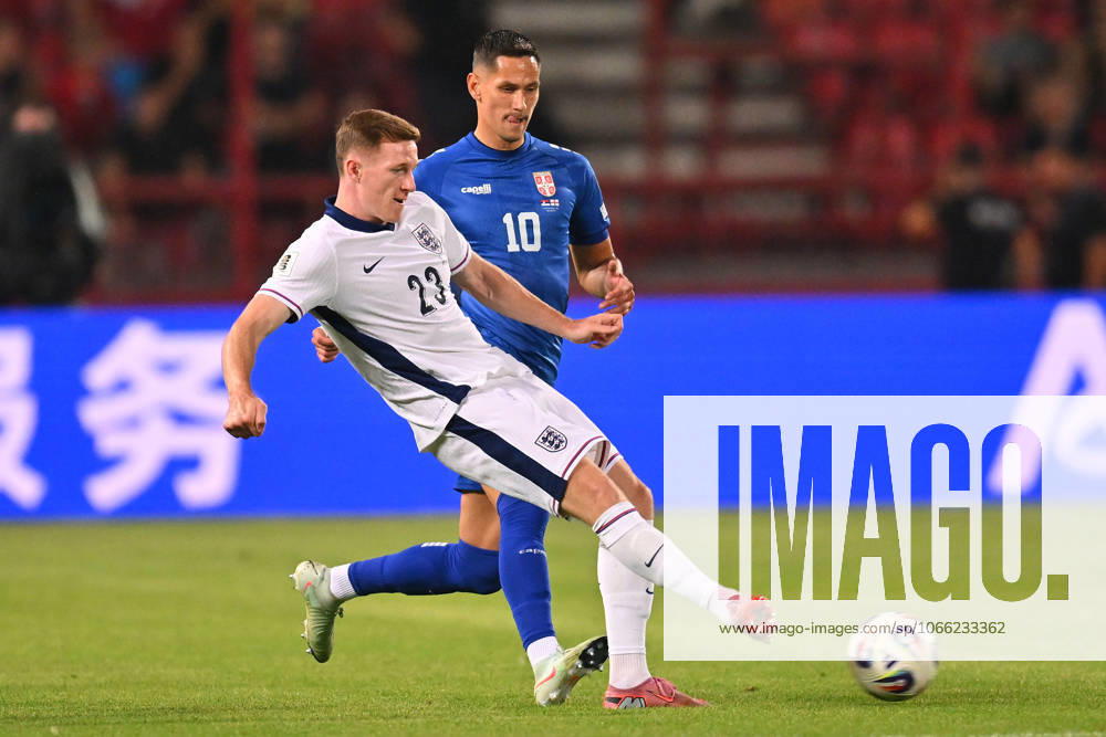 SERBIA vs ENGLAND ELLIOT ANDERSON football Serbia vs England FIFA World Cup, WM, Weltmeisterschaft, Fussball qualification match at Rajko Mitic stadium, Belgrade 09.09.2025 Foto: FOOTBALL, SERBIA, ENGLAND, FIFA WORLD CUP QUALIFICATIONS MATCH Beograd Rajko Mitic stadium Serbia