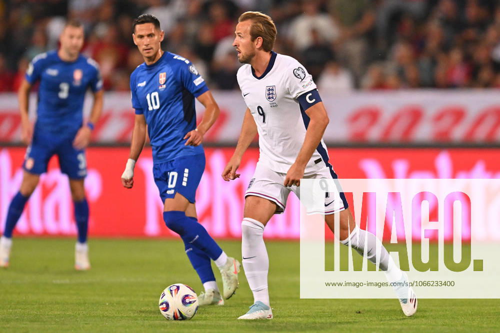 SERBIA vs ENGLAND HARRY KANE football Serbia vs England FIFA World Cup, WM, Weltmeisterschaft, Fussball qualification match at Rajko Mitic stadium, Belgrade 09.09.2025 Foto: FOOTBALL, SERBIA, ENGLAND, FIFA WORLD CUP QUALIFICATIONS MATCH Beograd Rajko Mitic stadium Serbia