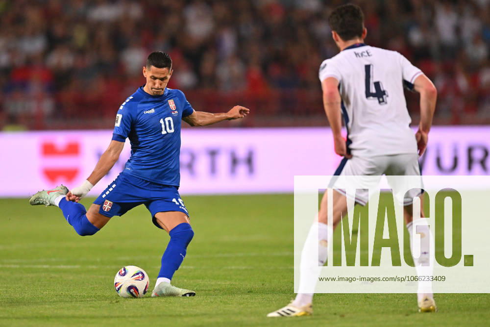 SERBIA vs ENGLAND SASA LUKIC football Serbia vs England FIFA World Cup, WM, Weltmeisterschaft, Fussball qualification match at Rajko Mitic stadium, Belgrade 09.09.2025 Foto: FOOTBALL, SERBIA, ENGLAND, FIFA WORLD CUP QUALIFICATIONS MATCH Beograd Rajko Mitic stadium Serbia
