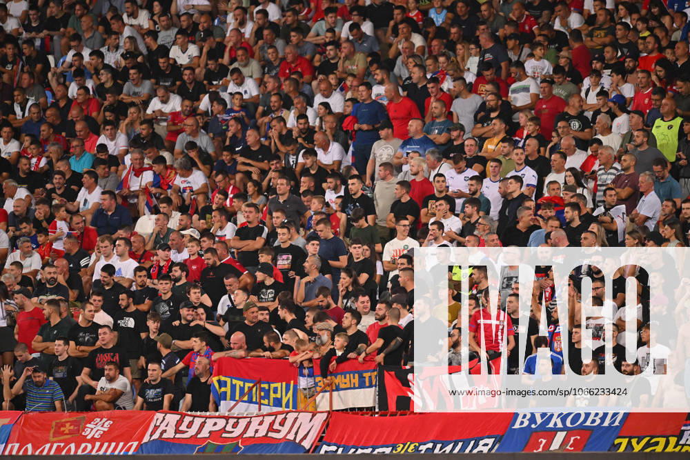 SERBIA vs ENGLAND SUPPORRTES football Serbia vs England FIFA World Cup, WM, Weltmeisterschaft, Fussball qualification match at Rajko Mitic stadium, Belgrade 09.09.2025 Foto: FOOTBALL, SERBIA, ENGLAND, FIFA WORLD CUP QUALIFICATIONS MATCH Beograd Rajko Mitic stadium Serbia