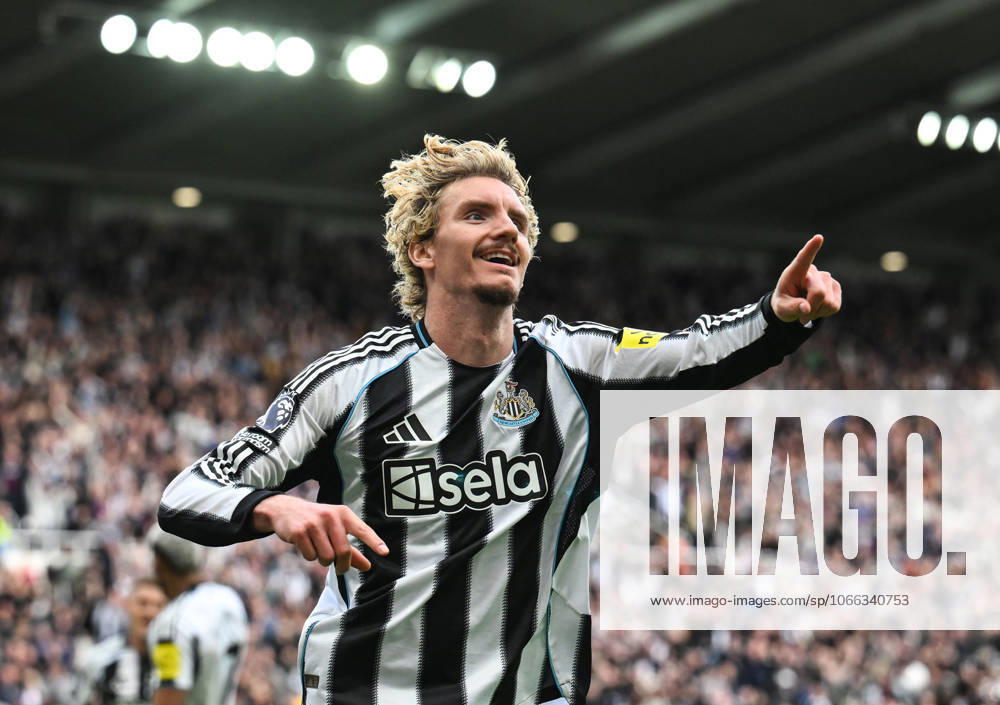 Nick Woltemade of Newcastle United celebrates scoring their first goal Newcastle United v Wolverhampton Wanderers, Premier League, Football, St James Park, Newcastle, UK - 13 Sept 2025Newcastle St James Park United Kingdom