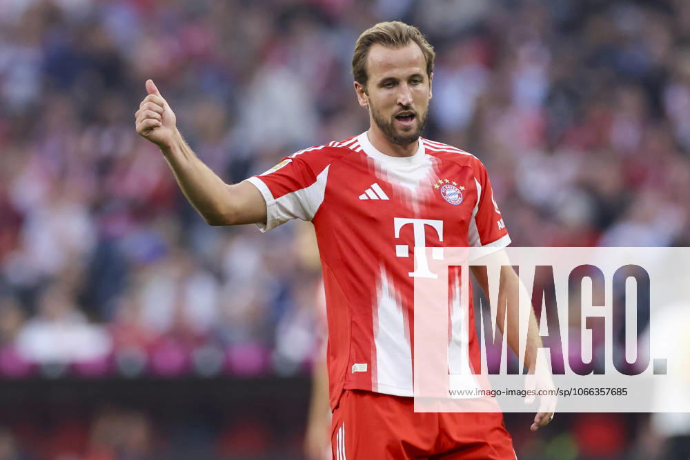 Harry Kane FC Bayern Muenchen cheers, Bundesliga, FC Bayern München v Hamburger SV, Allianz Arena on September 13, 2025 in Munich, Germany Photo by Marco Steinbrenner DeFodi Images Harry Kane FC Bayern Muenchen cheers, Bundesliga, FC Bayern München v Hamburger SV, Allianz Arena, September 13, 2025 in Munich, Germany Photo by Marco Steinbrenner DeFodi Images DFL regulations prohibit any use of photographs as image sequences and or quasi video