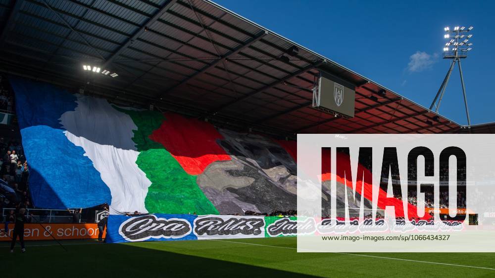 , Stadium Asito , season 2025 2026 , Dutch Eredivisie football , match between Heracles Almelo and AZ , picture shows in remembrance of Paul Matitaputty Heracles - AZ x31015855x