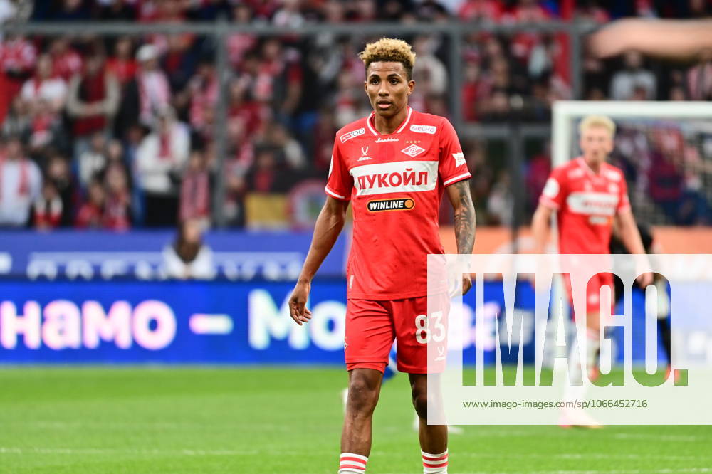 Russian Football Championship season 25 26 round 8. Match between football teams Dynamo (Moscow) - Spartak (Moscow). The oldest Moscow derby. Stadium VTB Arena (Dynamo) Moscow September 13, 2025. In the photo: Gedson Fernandes. photo: Pavael Kashaev. PavelxKashaev
