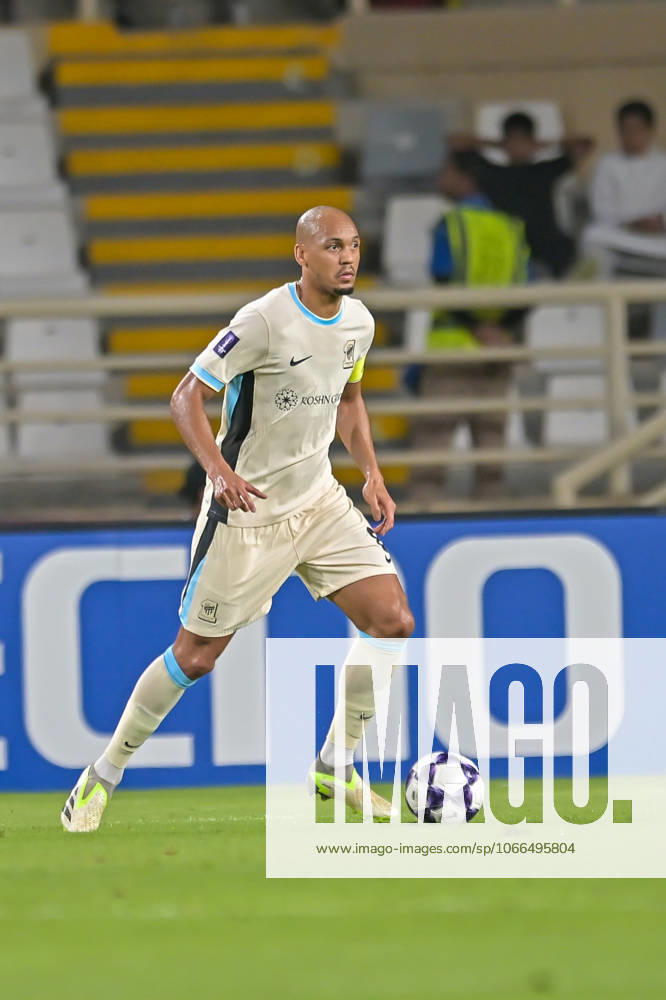 Al-Ittihad v Al-Wehda - AFC Champions League ABU DHABI, UNITED ARAB EMIRATES - SEPTEMBER 15: Fabinho of Al Ittihad in action during the Asian Champions League (AFC) match between Al-Ittihad and Al-Wehda at the Al Nahyan Stadium in Abu Dhabi, United Arab Emirates, on September 15, 2025. Waleed Zein Anadolu Abu Dhabi United Arab Emirates. Editorial use only. Please get in touch for any other usage.