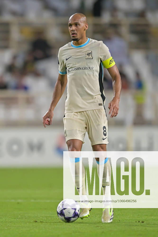 Al-Ittihad v Al-Wehda - AFC Champions League ABU DHABI, UNITED ARAB EMIRATES - SEPTEMBER 15: Fabinho of Al-Ittihad in action during the Asian Champions League (AFC) match between Al-Ittihad and Al-Wehda at the Al Nahyan Stadium in Abu Dhabi, United Arab Emirates, on September 15, 2025. Waleed Zein Anadolu Abu Dhabi United Arab Emirates. Editorial use only. Please get in touch for any other usage.