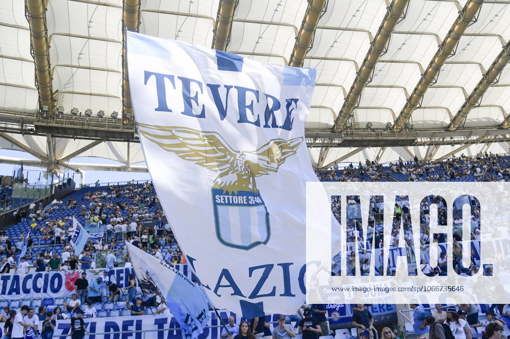 Lazio supporter during the Serie A Enilive soccer match between SS Lazio and AS Roma at the Rome s Olympic stadium, Italy - Sunday, September 21, 2025. - Soccer.