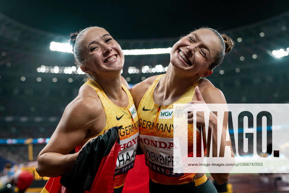 Rebekka Haase 4Ã-100 m relay women, Sprintteam Wetzlar , Gina Lueckenkemper 4Ã-100 m relay women, SCC Berlin ,JPN, Leichtathletik, Athletics, World Athletics Championships 2025, Weltmeisterschaft 2025, Tokio 2025, 21 09 2025, JPN, Leichtathletik, Athletics, World Athletics Championships 2025, Weltmeisterschaft 2025, Tokio 2025, 21 09 2025 Tokio