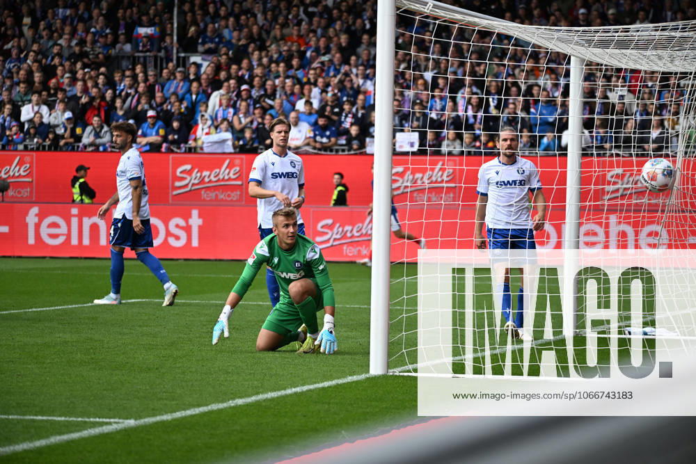 Soccer, Men, 2 BL Bundesliga , Season 2025 2026, Holstein Kiel Karlsruher SC, 6 Matchday 2 0 for Holstein Kiel by David Zec, Goal celebration Kiel, Holstein Stadion Holstein Stadion Schleswig Holstein Germany