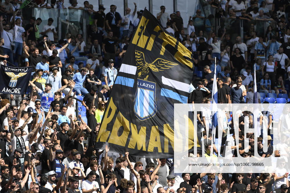 Lazio supporter during the Serie A Enilive soccer match between SS Lazio and AS Roma at the Rome s Olympic stadium, Italy - Sunday, September 21, 2025. - Soccer.