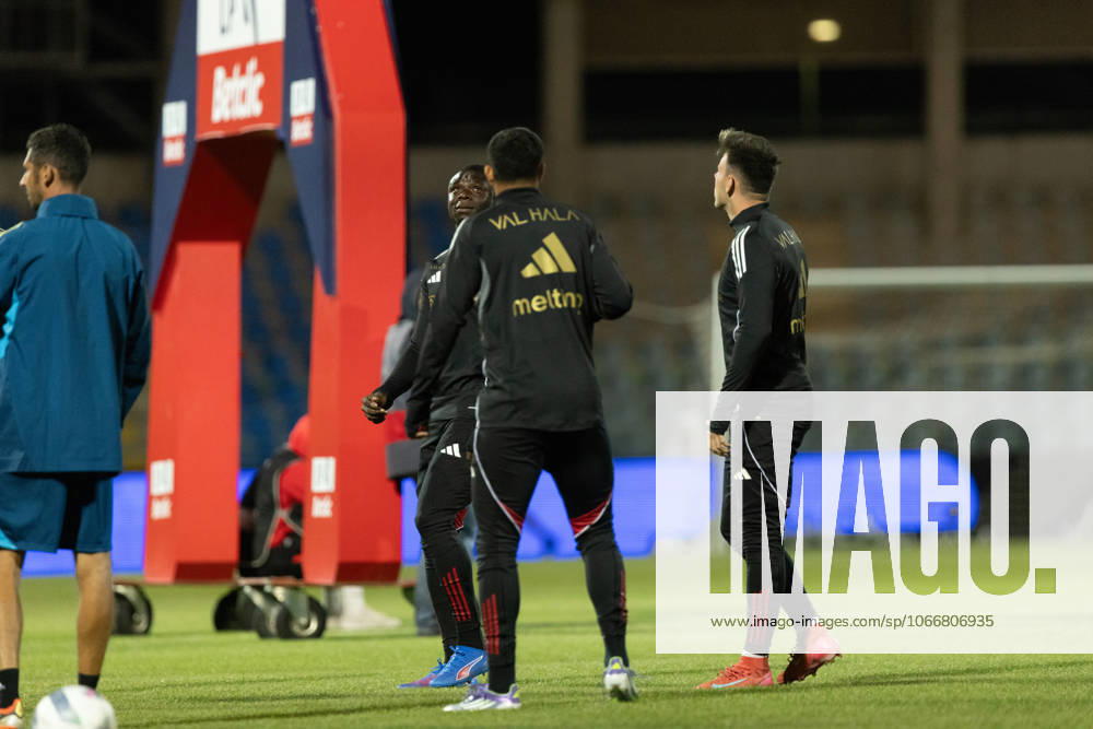 Players of Casa Pia seen during Liga Portugal game between teams of Casa Pia and FC Famalicao at Estadio Municipal Rio Maior (Maciej Rogowski Ball Raw Images) Rio Maior Estadio Municipal Rio Maior Portugal