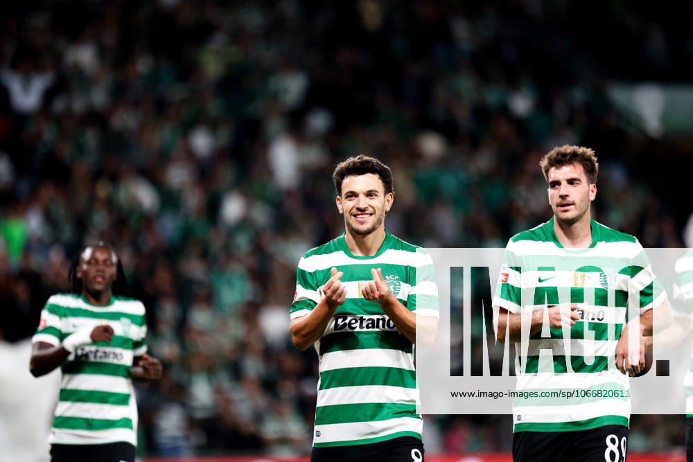 Sporting CP v Moreirense FC - Liga Portugal BetClic 2025 2026 Extremo esquerdo portugues do Sporting CP Pedro Goncalves 8 durante a partida entre Sporting CP v Moreirense FC, valida pela Liga Portugal BetClic 2025 2026 no Estadio Jose Alvalade, Portugal (Foto de Diogo Faria Reis Avant Sports) Lisboa Estadio Jose Alvalade Portugal