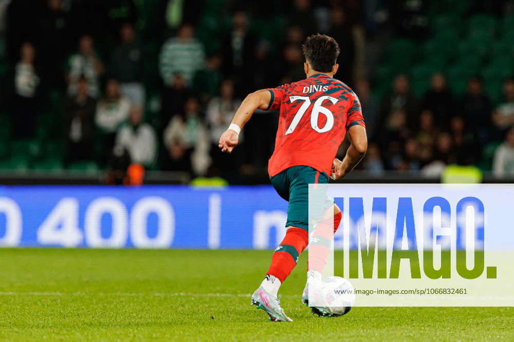 Dinis Pinto seen during Liga Portugal game between teams of Sporting CP and Moreirense FC at Estadio Jose Alvalade (Maciej Rogowski Ball Raw Images) Lisbon Estadio Jose Alvalade Portugal