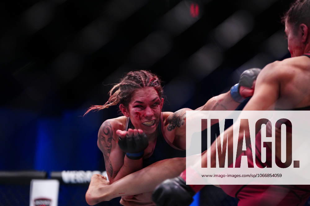 Las Vegas, Nv, Las Vegas, Nv, United States: Jeisla Chaves and Sofia Montenegro meet in the octagon for a 3-round bout at UFC Apex for UFC - DWCS - Dana White Contender Series Ep. 7 on September 23, 2025 in Las Vegas, NV, United States. ( PxImages) Las Vegas, Nv United States - ZUMAp175 20250923_zsa_p175_094