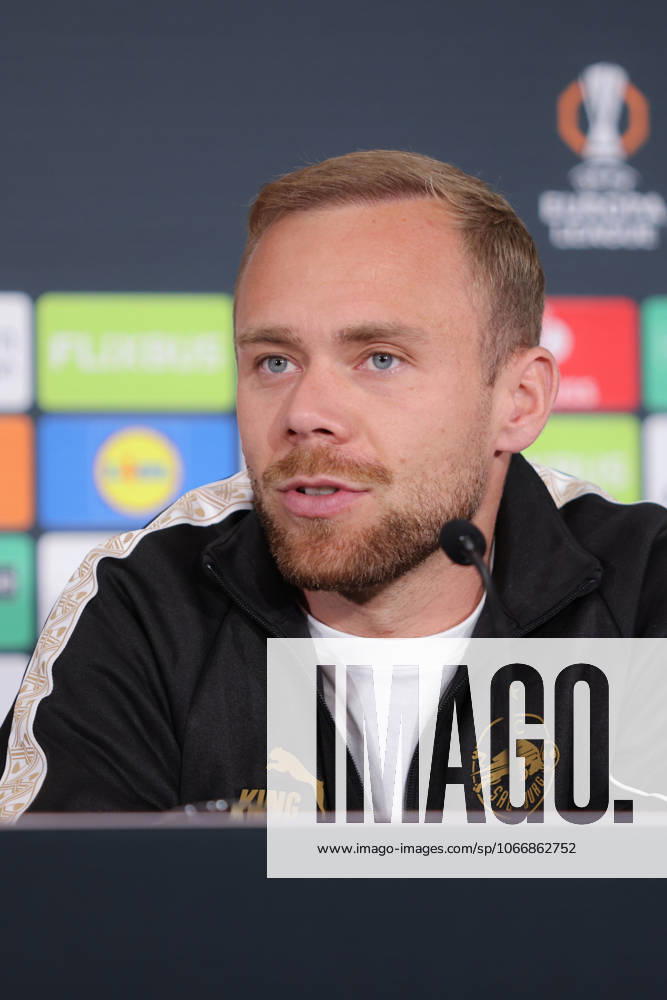 SOCCER - UEFA EL, RBS vs Porto SALZBURG,AUSTRIA,24.SEP.25 - SOCCER - UEFA Europa League, Red Bull Salzburg vs FC Porto, preview, press conference, PK, Pressekonferenz RBS. Image shows Alexander Schlager (RBS). GEPAxpictures xMathiasxMandl