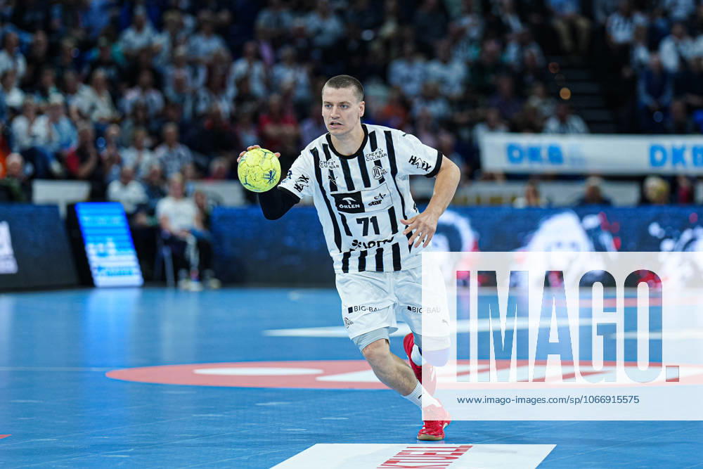 Elias Ellefsen a Skipagotu THW Kiel, 71 GER, THW Kiel vs GWD Minden, Handball, 1 Bundesliga, Matchday 15, Season 2025 2026, 25 09 2025 GER, THW Kiel vs GWD Minden, Handball, 1 Bundesliga, Matchday 15, Season 2025 2026, 25 09 2025 Kiel