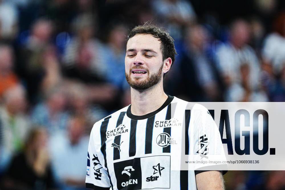 Veron Nacinovic THW Kiel, 93 GER, THW Kiel vs GWD Minden, Handball, 1 Bundesliga, Matchday 15, Season 2025 2026, 25 09 2025 GER, THW Kiel vs GWD Minden, Handball, 1 Bundesliga, Matchday 15, Season 2025 2026, 25 09 2025 Kiel