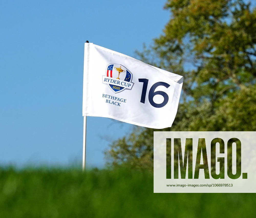 GOLF - Ryder Cup 2025 FARMINGDALE,NEW YORK,USA,26.SEP.25 - GOLF - Ryder Cup 2025, Bethpage Black Course. Image shows a pin flag. GEPAxpictures Spurlock