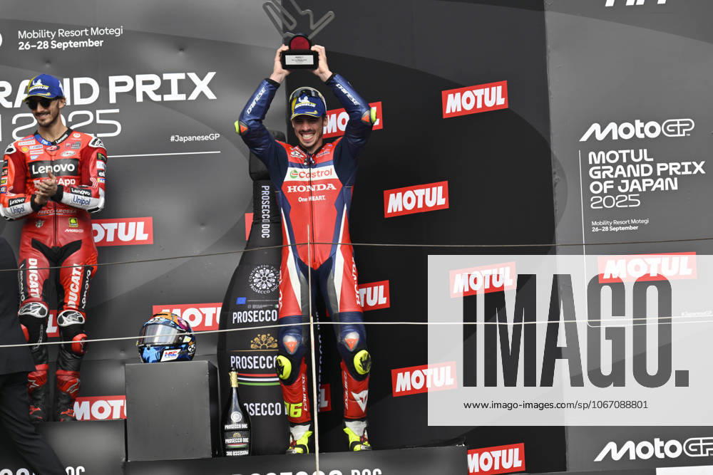 MOTO - MOTO GP - GRAND PRIX OF JAPAN 2025 MIR Joan (spa), Honda Team, Honda RC213V, podium, portrait during the 2025 MotoGP Motul Grand Prix of Japan on the Twin Ring Motegi Circuit from September 26 to 28, At Motegi, Japan - MotegiJapan