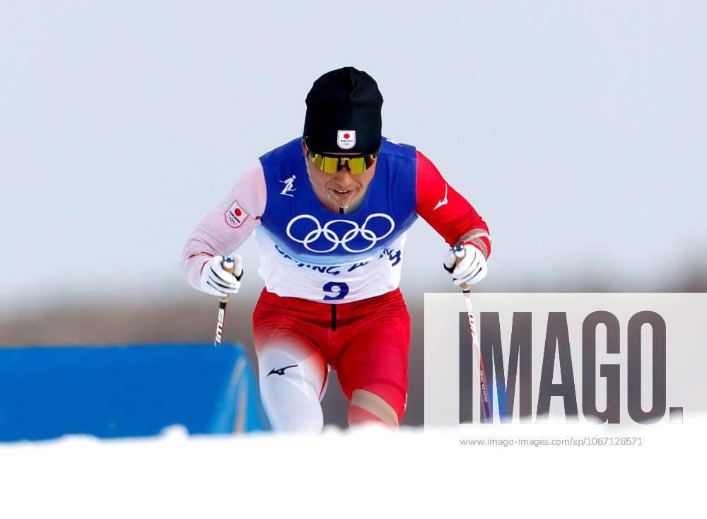 Beijing 2022 Olympic Games, Olympische Spiele, Olympia, OS BEIJING, CHINA - FEBRUARY 11: Ryo Hirose of Team Japan competes during the 15km classic cross-country of men skiing during the Beijing 2022 Winter Olympics at The National Cross-Country Skiing Centre in Beijing, China on February 11, 2022. Beijing China. Editorial use only. Please get in touch for any other usage.