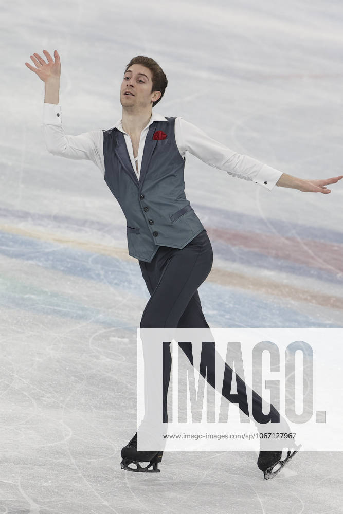 Beijing 2022 Olympic Games, Olympische Spiele, Olympia, OS BEIJING, CHINA - FEBRUARY 10: Morisi Kvitelashvili of Georgia skates during the Men Single Skating Free Skating on day six of the Beijing 2022 Winter Olympic Games at Capital Indoor Stadium, in Beijing, China on February 10, 2022. Beijing China. Editorial use only. Please get in touch for any other usage.