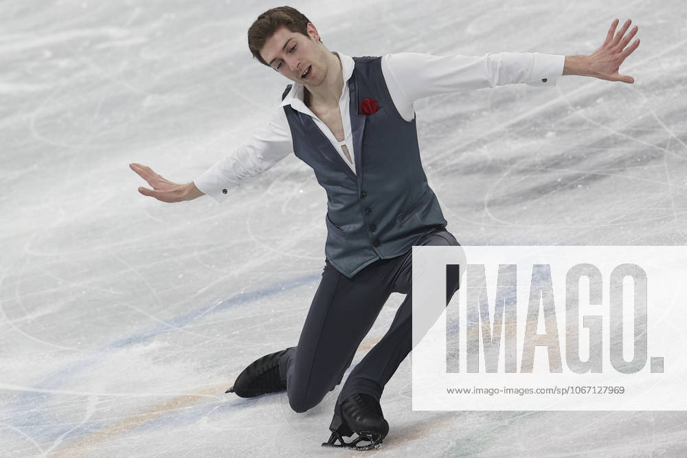 Beijing 2022 Olympic Games, Olympische Spiele, Olympia, OS BEIJING, CHINA - FEBRUARY 10: Morisi Kvitelashvili of Georgia skates during the Men Single Skating Free Skating on day six of the Beijing 2022 Winter Olympic Games at Capital Indoor Stadium, in Beijing, China on February 10, 2022. Beijing China. Editorial use only. Please get in touch for any other usage.