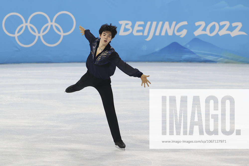 Beijing 2022 Olympic Games, Olympische Spiele, Olympia, OS BEIJING, CHINA - FEBRUARY 10: Cha Jun-hwan of South Korea skates during the Men Single Skating Free Skating on day six of the Beijing 2022 Winter Olympic Games at Capital Indoor Stadium, in Beijing, China on February 10, 2022. Beijing China. Editorial use only. Please get in touch for any other usage.