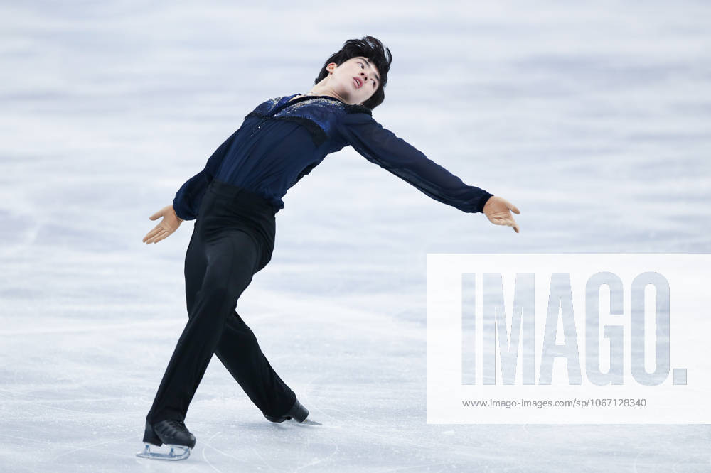 Beijing 2022 Olympic Games, Olympische Spiele, Olympia, OS BEIJING, CHINA - FEBRUARY 10: Cha Jun-hwan of South Korea performs during the Men s Free Skating of the Figure skating, Eiskunstlauf events at the Beijing 2022 Olympic Games, Beijing, China, 10 February 2022. Beijing China. Editorial use only. Please get in touch for any other usage.