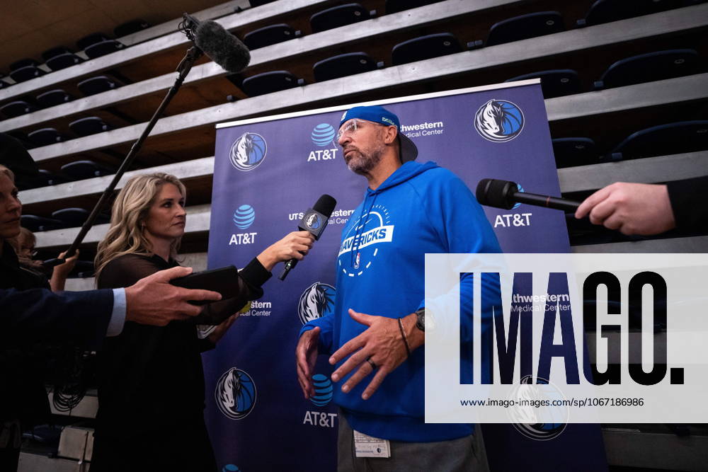 Dallas Mavericks head coach Jason Kidd speaks to reporters after a training camp at Simon Fraser University in Burnaby, B.C., Tuesday, Sept. 30, 2025. Canada News - September 30, 2025 - ZUMAc35_ 20250930_zaf_c35_124
