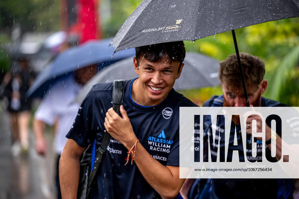 MARINA BAY, SINGAPORE: Alex Albon, racing for the Williams Racing team during the 2025 Formula 1 Singapore Grand Prix at the Marina Bay Street Circuit in Marina Bay, Singapore