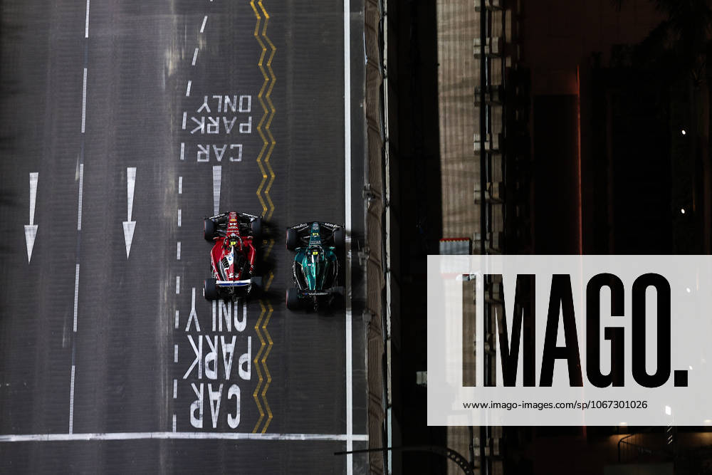 F1 - SINGAPORE GRAND PRIX 2025 44 HAMILTON Lewis (gbr), Scuderia Ferrari SF-25, action and 14 ALONSO Fernando (spa), Aston Martin F1 Team AMR24, action during the 2025 Formula 1 Singapore Grand Prix, 18th round of the 2025 FIA Formula One World Championship, WM, Weltmeisterschaft from October 3 to 5, 2025 on the Marina Bay Street Circuit, in Singapore - SingaporeSingapore