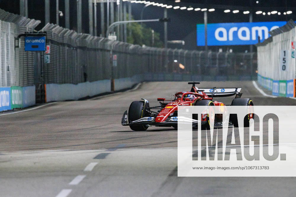 Charles Leclerc of Monaco drives the (16) Scuderia Ferrari HP SF-25 during the practice session two ahead of the F1 Grand Prix of Singapore at the Marina Bay Street Circuit. Singapore Singapore - ZUMAs197 20251003_aaa_s197_204