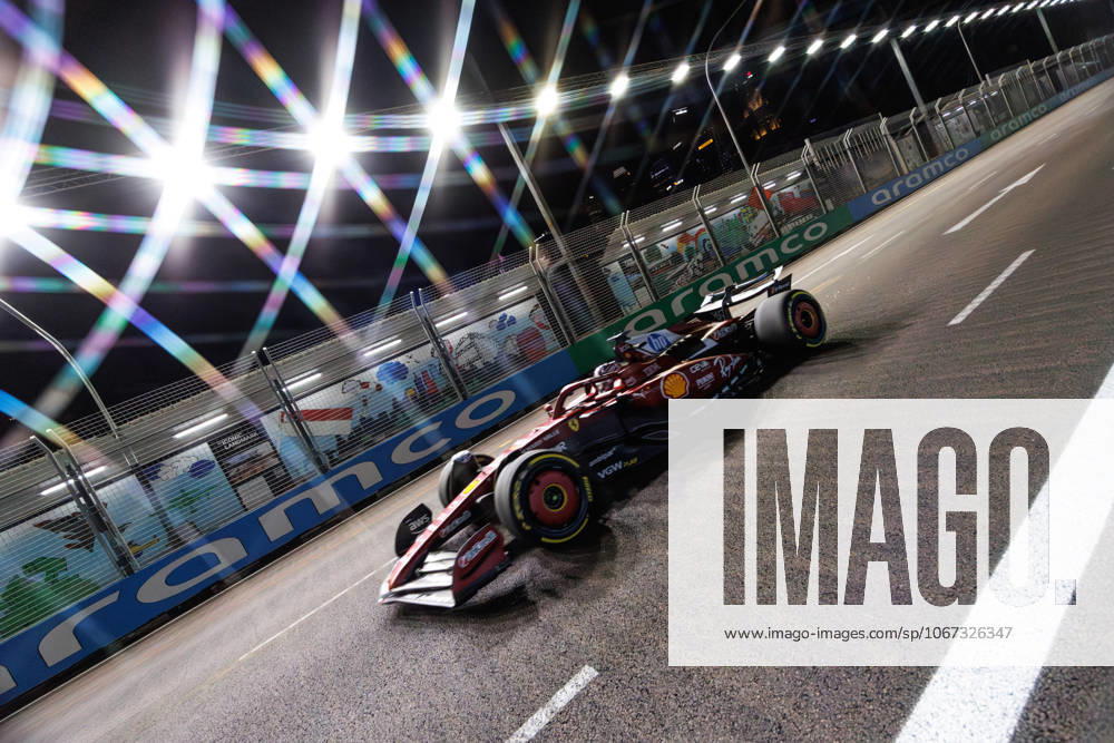 Charles Leclerc of Monaco drives the (16) Scuderia Ferrari HP SF-25 during practice session two ahead of the F1 Grand Prix of Singapore at the Marina Bay Street Circuit. Singapore Singapore - ZUMAs197 20251003_aaa_s197_491