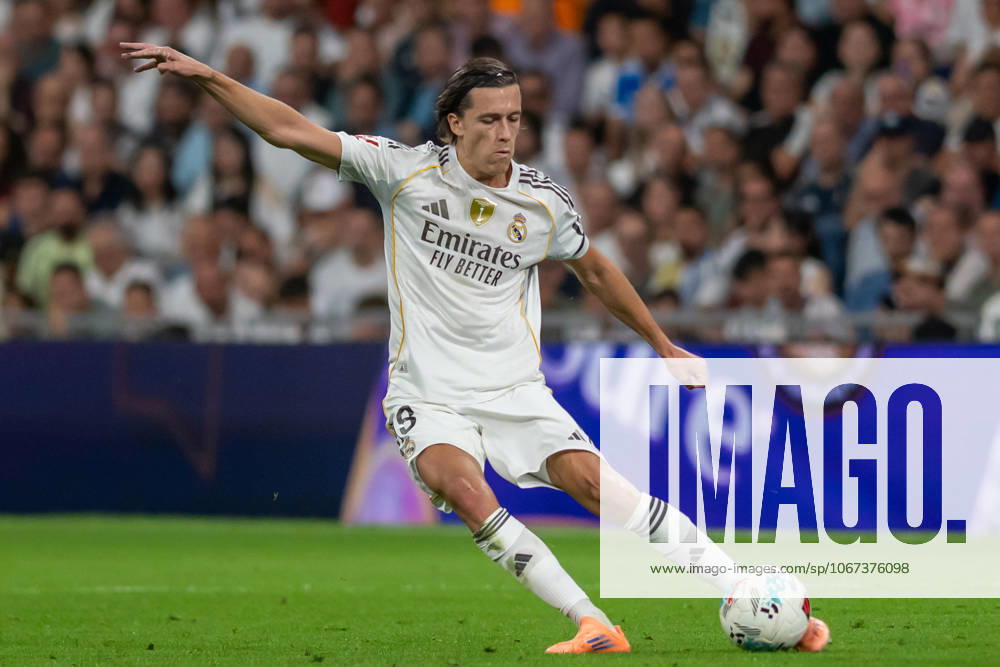 Real Madrid CFs Alvaro Carreras during La Liga match. October 4, 2025. (20251004161)