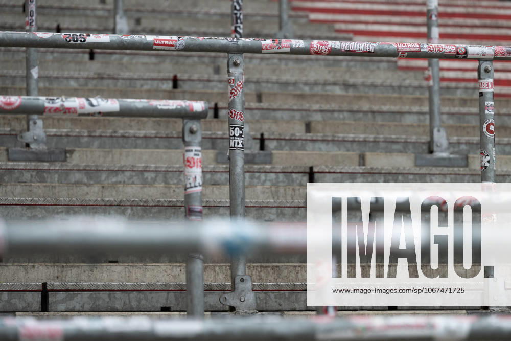 Decorative picture stadium VfB Stuttgart standing room empty, GER, VfB Stuttgart vs 1 FC Heidenheim, Football, Men, 1 Bundesliga, Matchday 6, Season 2025 2026, 05 10 2025, DFL DFB REGULATIONS PROHIBIT ANY USE OF PHOTOGRAPHS AS IMAGE SEQUENCES AND OR QUASI VIDEO, GER, VfB Stuttgart vs 1 FC Heidenheim, Football, Men, 1 Bundesliga, Matchday 6, Season 2025 2026, 05 10 2025 Stuttgart