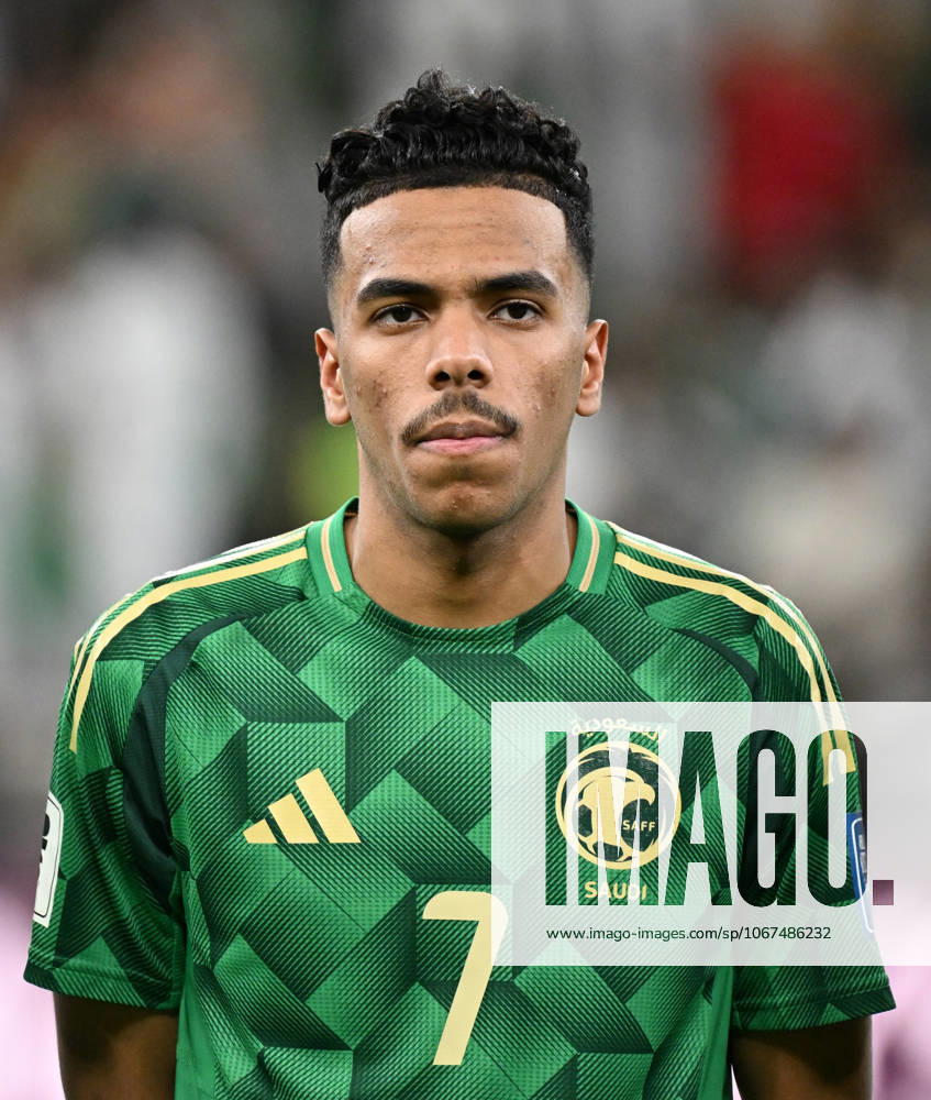 JEDDAH, SAUDI ARABIA - JUNE 10 : Musab Al-Juwayr during the match between saudi arabia vs australia in FIFA World Cup, WM, Weltmeisterschaft, Fussball 2026 qualifiers. at King Abdullah Sports City in Jeddah, Saudi Arabia Saudi Arabia