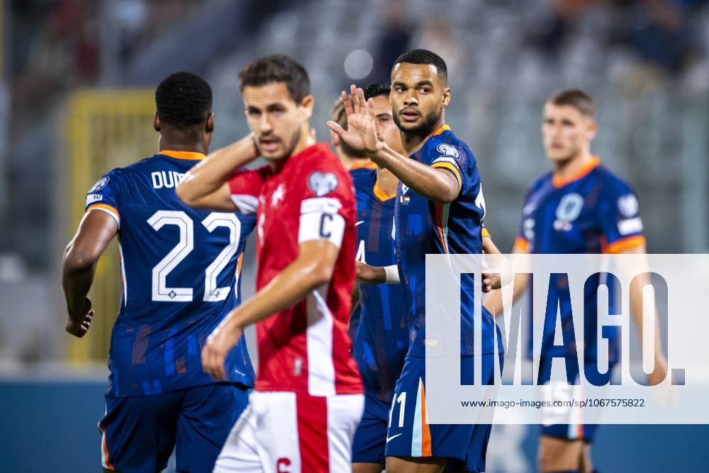 ATTARD - (l-r) Cody Gakpo of the Netherlands after scoring at the National Stadium during the Dutch national team, Nationalteam s 2026 FIFA World Cup, WM, Weltmeisterschaft, Fussball qualifying match against Malta. ANP KOEN VAN WEEL ANPxSportx IVx 538793441 originalFilename: 538793441