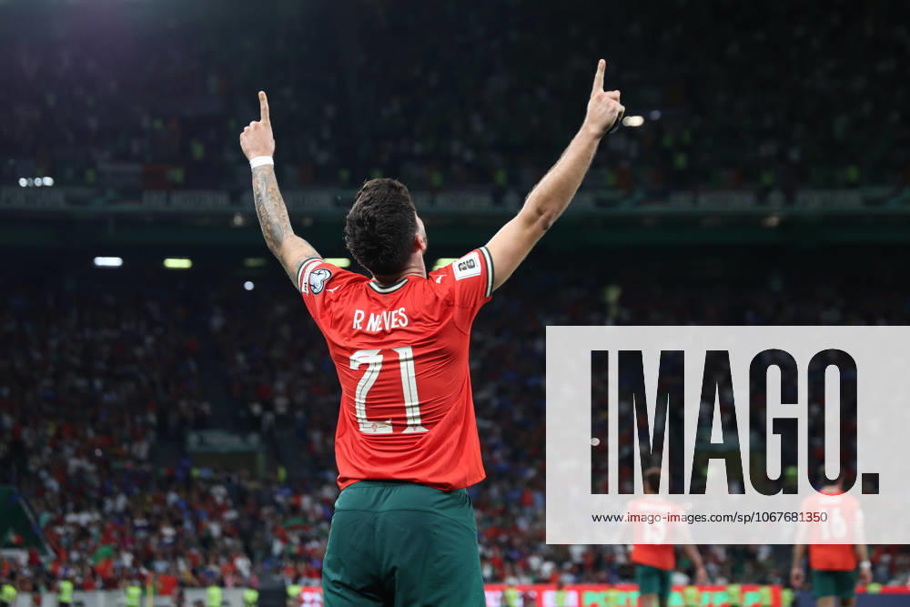 ESP: Portugal v Ireland. La Liga EA Sports. Date 4 Ruben Neves of Portugal celebrates after scoring goal during the World Cup Qualifiying match between Portugal and Ireland national teams played at Jose Alvalade Stadium on October 11, 2025 in Lisboa, Portugal.