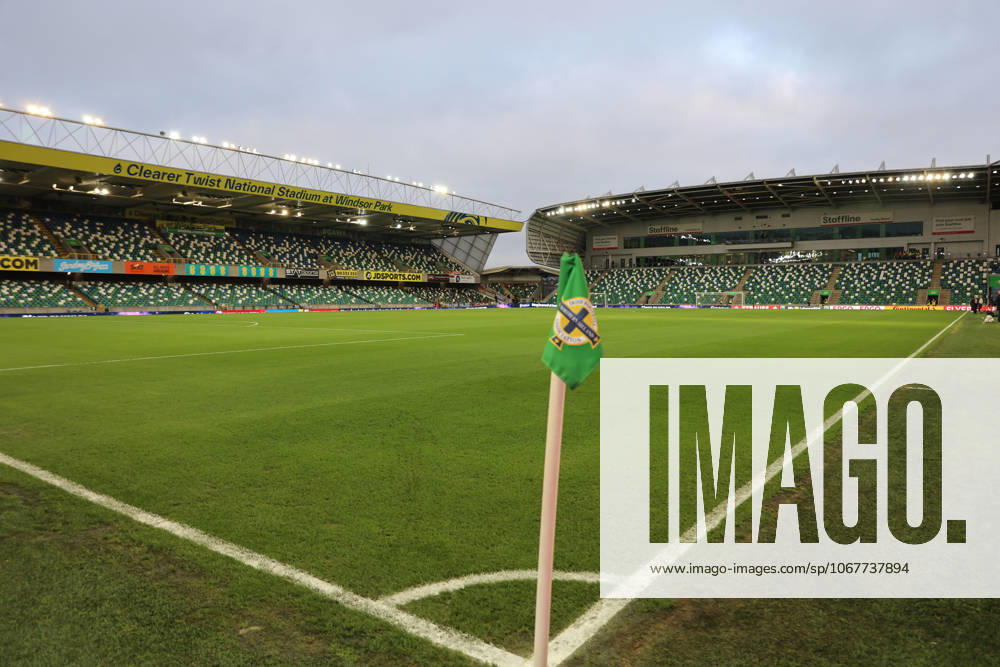 Football, Men, European Qualifiers, Matchday 8, Northern Ireland Germany, The Windsor Park before kick-off Belfast Windsor Park Belfast Northern Ireland NIR