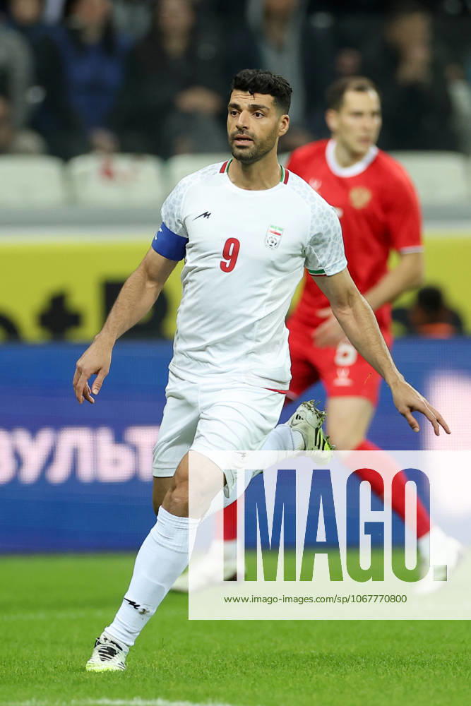 MEHDI TAREMI, Iran, Amichevole, Friendly match, 2025-26, Russia vs Iran 2-1, 10-10-2025, Azione, Action, Single shot, Contrasto CALCIO 2025-26 AMICHEVOLE RUSSIA-IRAN 2-1
