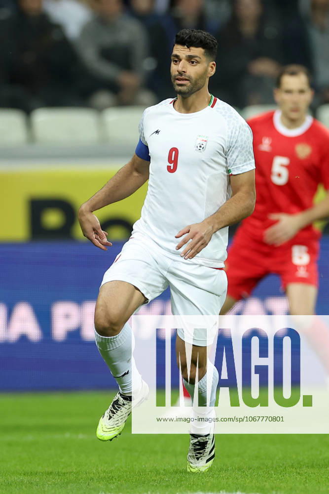 MEHDI TAREMI, Iran, Amichevole, Friendly match, 2025-26, Russia vs Iran 2-1, 10-10-2025, Azione, Action, Single shot, Contrasto CALCIO 2025-26 AMICHEVOLE RUSSIA-IRAN 2-1