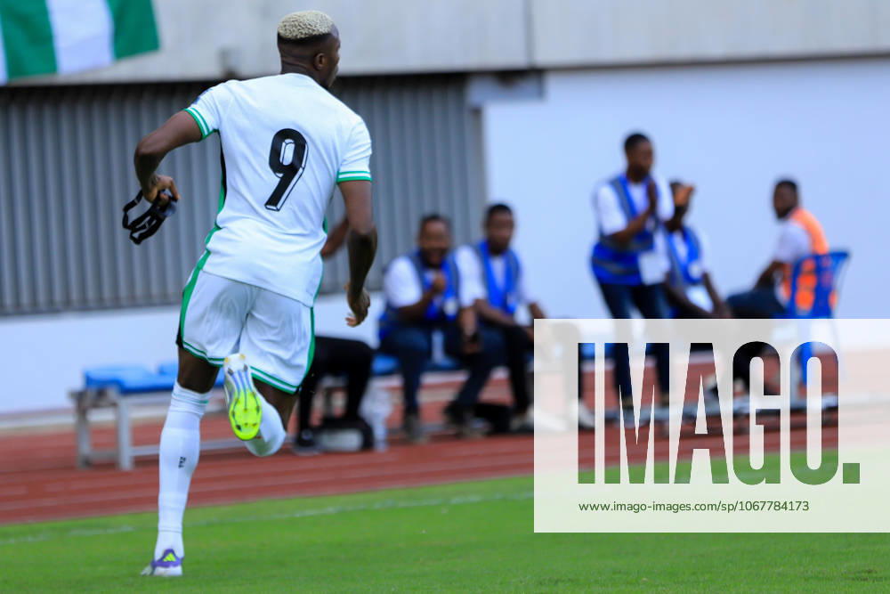 Victor Osimhen of Nigeria during the 2026 FIFA World Cup, WM, Weltmeisterschaft, Fussball qualifier match between Super Eagles of Nigeria and Benin Republic at Godwill Akpabio Stadium on October 14, 2025 in Uyo, Nigeria. Photo by Nsidibe Akpan