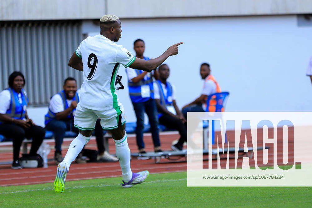 Victor Osimhen of Nigeria during the 2026 FIFA World Cup, WM, Weltmeisterschaft, Fussball qualifier match between Super Eagles of Nigeria and Benin Republic at Godwill Akpabio Stadium on October 14, 2025 in Uyo, Nigeria. Photo by Nsidibe Akpan