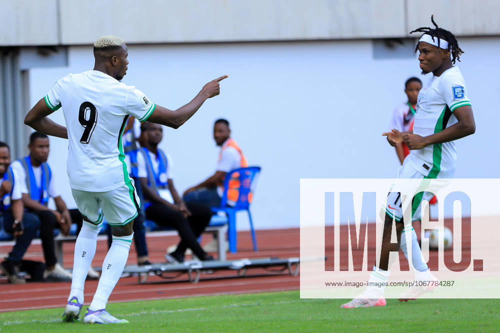 Victor Osimhen of Nigeria during the 2026 FIFA World Cup, WM, Weltmeisterschaft, Fussball qualifier match between Super Eagles of Nigeria and Benin Republic at Godwill Akpabio Stadium on October 14, 2025 in Uyo, Nigeria. Photo by Nsidibe Akpan