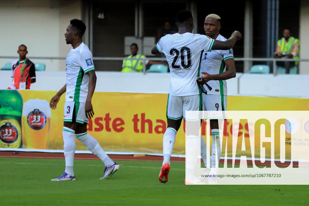 Victor Osimhen of Nigeria during the 2026 FIFA World Cup, WM, Weltmeisterschaft, Fussball qualifier match between Super Eagles of Nigeria and Benin Republic at Godwill Akpabio Stadium on October 14, 2025 in Uyo, Nigeria. Photo by Nsidibe Akpan
