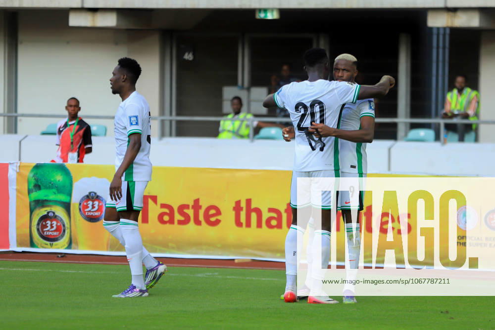 Victor Osimhen of Nigeria during the 2026 FIFA World Cup, WM, Weltmeisterschaft, Fussball qualifier match between Super Eagles of Nigeria and Benin Republic at Godwill Akpabio Stadium on October 14, 2025 in Uyo, Nigeria. Photo by Nsidibe Akpan